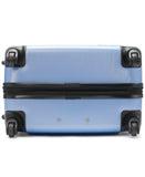 Calvin Klein Women's Hard Side Upright Luggage Spinner Light Weight Suitcase, Forever Blue, Large