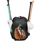 Rawlings | THE JOURNEY Player's Backpack | Baseball/Softball | Black