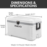 Igloo 70 QT Latitude Marine Ultra White Cooler