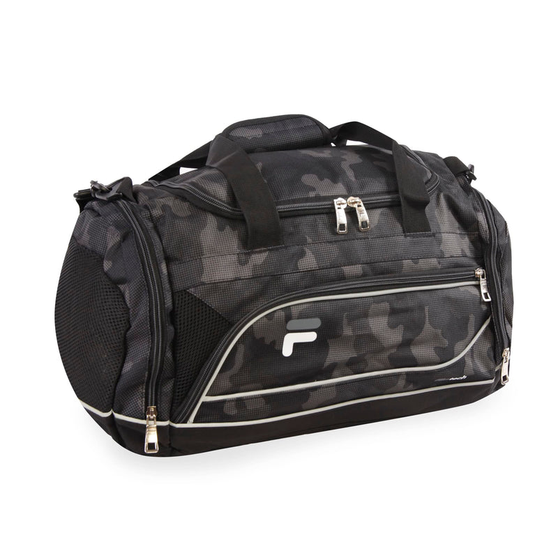 Fila Sprinter 19" Sport Duffel Bag, Small Black Camo