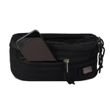 Eddie Bauer 3L Skylar Crossbody Waist Pack with Versatile Pockets and Adjustable Belt - Black