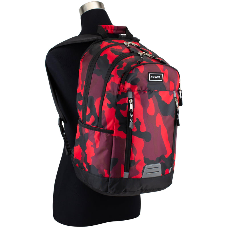Fuel Pro Sport Multi-pocket Backpack - Red Camo