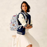 Vera Bradley Women's Bancroft Backpack - Premium Cotton, Wing + Bloom, One Size