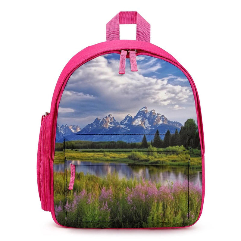 Grand Teton National Park Backpack for Men Women, Lightweight Classic Bookbag Simple Daypack for Travel