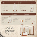 CASELLY Luggage Sets with spinner wheels, PC+ABS Hard Shell Travel Luggage,Lightweight Carry-on suitcases with TSA Lock,YKK Zippers (Black, 5 piece sets(20/24/28/DB/TB))