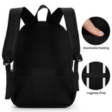 Black Backpack for Men and Women, Backpack for School Teens Boys and Girls, Lightweight Casual High School Bookbag, Daily-use Travel Laptop Backpack with USB Charging Port Fits 15.6 Inch Notebook