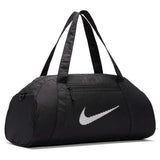 Nike Women's Gym Club Duffel Bag (24L), Black/Black/White, MISC