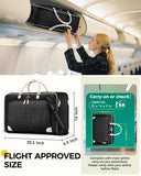 MATEIN Carry On Garment Bags for Airplanes, Women Travel Garment Bags for Dresses Up to 5 Suits with Aroma Pads, Convertible Hanging Clothes Suit Carrier with Shoe Compartment Fit 15.6" Laptop