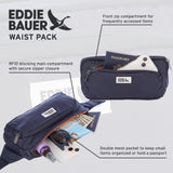 Eddie Bauer Multipurpose RFID-Blocking Lightweight Travel Waistpack Bag - Brook