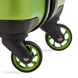 SwissGear 7366 Signature Hardside Expandable Luggage with Spinner Wheels, TSA Lock, Green, Checked-Medium 23-Inch