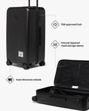 Herschel Supply Co. Unisex Heritage Hardshell Luggage, Black, Medium - 27 inch