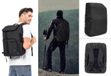 MOSISO Camera Backpack, DSLR/SLR/Mirrorless Large Men/Women Photography Camera Bag Case with 17.3 inch Laptop Compartment&Tripod Holder&Rain Cover Compatible with Canon/Nikon/Fuji/Laptop, Space Gray