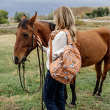 Montana West x Wrangler Western Backpack for Women Aztec Backpack Purse Lightweight Womens Travel Bag