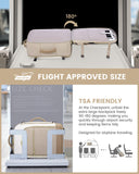 LOVEVOOK Large Travel Backpack for Women, TSA Carry on Backpack for Airplanes, 40L Personal Item Travel Bag for Women fits 17" Laptop,Waterproof Carry on Bag Airplane Approved with 3 Packing Cubes