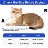 AmKune Cat Carrier Pouch for Medium Cats 10–20 lbs, Soft Cat Carrier with Upgraded Adjustable Strap, Durable Cotton Cat Bag for Nail Trimming, Medication & Vet Visits – Klein Blue