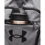 Under Armour Unisex Hustle Sackpack, (025) Castlerock/Black/Black, One Size Fits Most