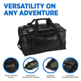 Eagle Creek Migrate 40L Travel Backpack Duffle Bag with Tuck-Away Backpack Straps, Full-Access Wide Mouth Opening & Seamless Bottom Bathtub Construction, Black