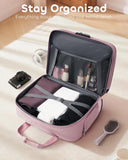 AUROTIER Rolling Laptop Bag Women, Rolling Briefcase for Women with Dual Lock, 16 Inch Computer Bag with Wheels, Roller Underseat Carry On Luggage Personal Item Suitcase for Work Travel Business