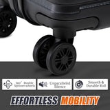 Cosbarn Luggage Sets 5 Piece Suitcases with Wheels, Suitcase Set ABS Hard Case Luggage with Spinner Wheels Durable Travel Luggage