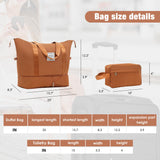 Merax Softside Luggage Set, 5 Piece Expandable Travel Suitcase Set with Spinner Wheels and TSA Lock,22" 26" 30"(Orange)