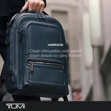TUMI - Harrison Bradner Backpack - Men's Laptop Bag for Business & Travel - Fits up to 14" Screen - 16.5" X 11.5" X 3.5" - Pavement Bombe Leather