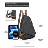 KL928 Canvas Vintage Backpack – Large Casual Daypack Outdoor Travel Rucksack Hiking Backpacks for Men Women