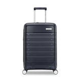 Samsonite Elevation Plus - Carry-On Hardside Luggage with QuickEntry™ Front Compartment - Scratch Resistant Polypropylene Shell, AirTag Holder, TSA Lock, Airline Approved - Midnight Blue