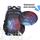 Lmwzh Backpack For Boys Elementary School Bags Kids Bookbag Waterproof Lightweight Durable (18Inch)