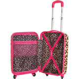 Rockland Safari Hardside Spinner Wheel Luggage, CAMO, Carry-On 20"