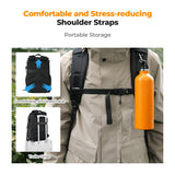 K&F Concept 22L Camera Case for Photographers Large Capacity Camera Bags with Raincover, 15.6 Inch Laptop Compartment for Camera Drone Bags