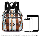 O-TBOST Western Boho Backpack for Women Convertible Mini Backpack Shoulder Handbag Purses (Green)