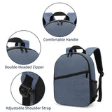 Nayubo Small Camera Backpack for DSLR SLR Mirrorless Camera Outdoor Travel Hiking Photography Waterproof Unisex Camera Case Compatible with Sony/Canon/Nikon/Fuji (Blue)