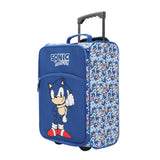 Bioworld Sonic The Hedgehog Thumbs Up Blue 18" Soft-Sided Luggage