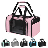Yipincover Cat Carriers Soft-Sided,Pet Carrier for Small Cats Dogs Puppies up to 1-15 LBS,TSA Airline Approved, (Medium,Pink)