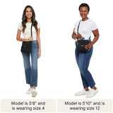 Baggallini Modern Pocket Crossbody Bag for Women, 8.5"x8.5" Handbag Purse with RFID, Lightweight Water-Resistant