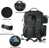 MATEIN Fishing Backpack, Water Resistant Tackle Storage Bag with Rod Holders & Cooler, Fishing Gifts for Men