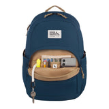 Eddie Bauer Campus Backpack 26L | Everyday Carry | Work | Travel | Commuter | Padded Laptop Sleeve | Stretch Bottle Pockets | Lightweight | Durable - Marine Blue