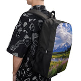 Grand Teton National Park Backpack Laptop Backpackss for Men Travel Hiking Daypack Casual Backpacks 17 Inch