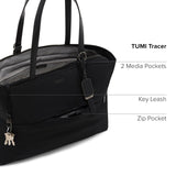 Tumi Womens Cam Large Tote Black/Gunmetal One Size