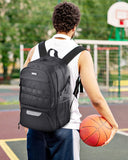 BROTOU Basketball Bag, Soccer Backpack Volleyball Football Backpacks Sports Gym Bags with Shoe and Ball Compartment
