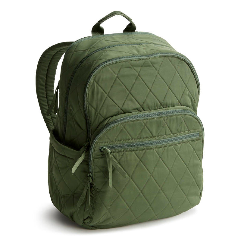 Vera Bradley Women's Performance Twill Large Bancroft Backpack, Bronze Green, One Size | Backpacks4Less