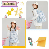 Mfikaryi Backpacks for Girls Cute Cat Backpack Elementary School Backpack Students Bookbag for Girls