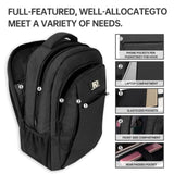 Large Travel Laptop Backpack, Business Anti Theft Slim Sturdy18Inch Laptop Backpack