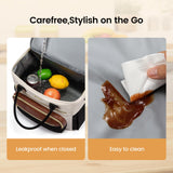 LOVEVOOK Insulated Lunch Bag Women,Wide Opening Adult Lunch Box Women,Large Leakproof Cooler Bag for Work Picnic Beach Family College,Lunch Teacher Tote Bag with Adjustable Shoulder Strap Cup Holder