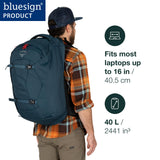 Osprey Farpoint 40L Men's Travel Backpack, Muted Space Blue