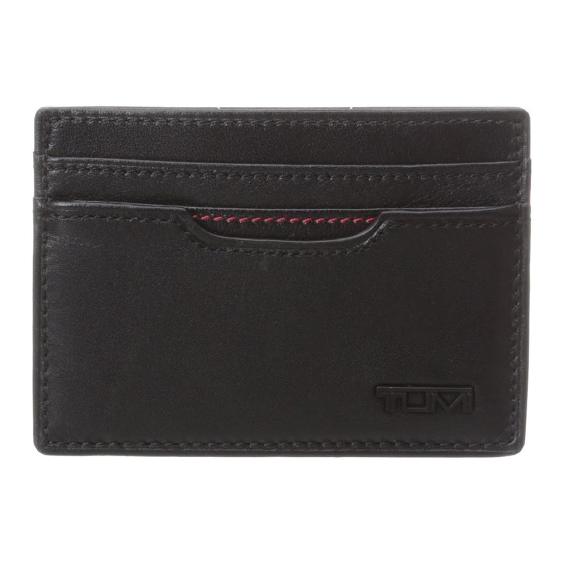 TUMI - Delta Money Clip Card Case Wallet - RFID Blocking Wallet for Men - Premium Leather - Pockets & Card Holder - Black