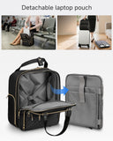 LUGGEX Underseat Carry On Luggage and 4 Set Packing Cubes Bundle – Travel Essentials