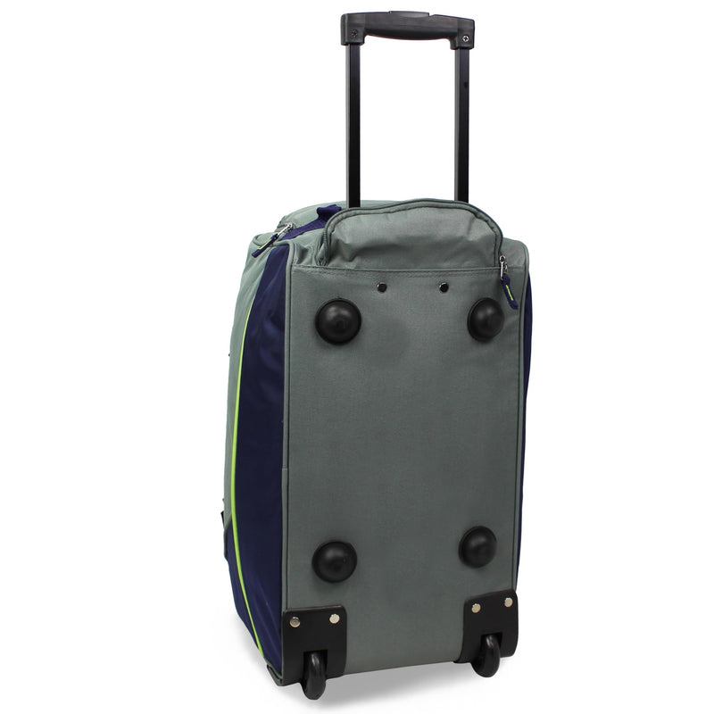 World Traveler Hipack 20-Inch Carry-On Sports Rolling Duffel Bag - Grey Navy