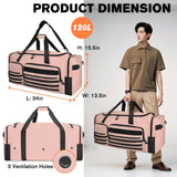 Goloni 130L Heavy Duty Large Duffle Equipment Bag,Catchers Gear Bag with Shoe Compartment,Baseball Duffle Bag for Training Gear Sports Gym Equipment