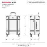 SwissGear 7739 Hardside Luggage Trunk with Spinner Wheels, Blush, 2-Piece Set (19/26)